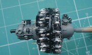 Airplane engine PW R-2800-10 1:48