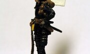 Japanese samurai with a musket 54mm