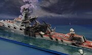 Raketenkreuzer Moskwa 1:700