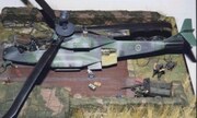 LHX Stealth Helicopter Diorama 1:48
