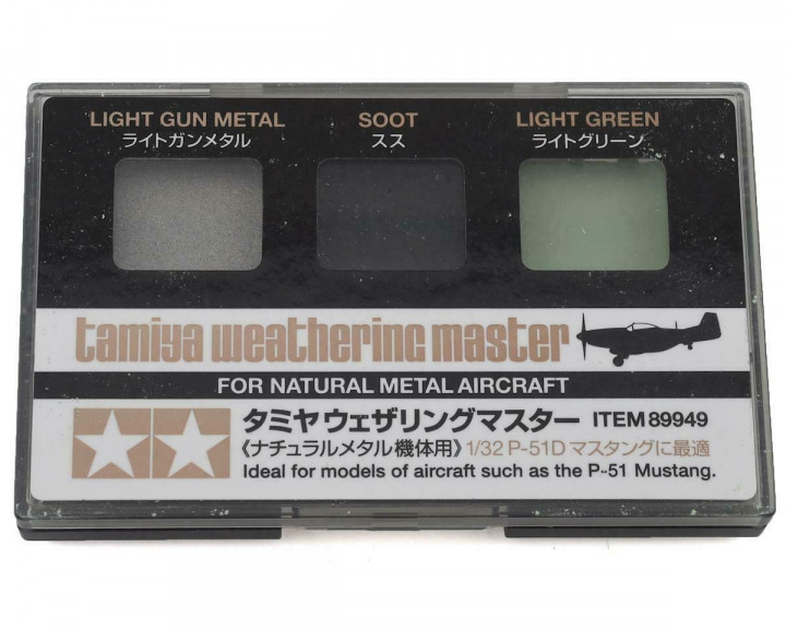 Boxart Tamiya Weathering Master Set For Natural Metal Aircraft 89949 Tamiya