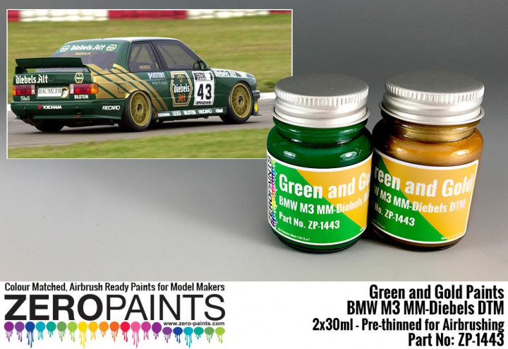 Boxart BMW M3 MM-Diebels DTM Green & Gold  Zero Paints