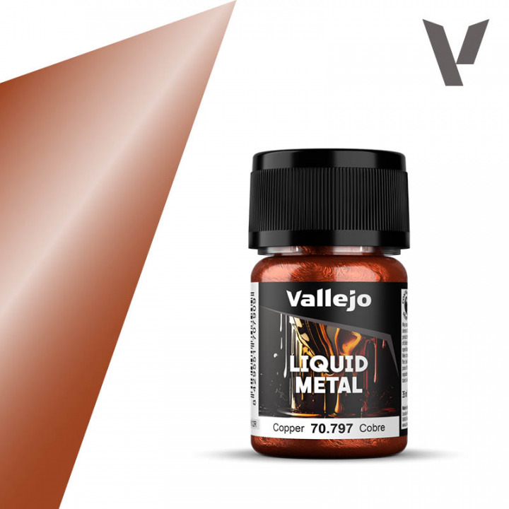 Boxart Copper - New Fomula 797 * Vallejo Liquid Gold Boxart Copper - New Fomula 797 * Vallejo Liquid Gold