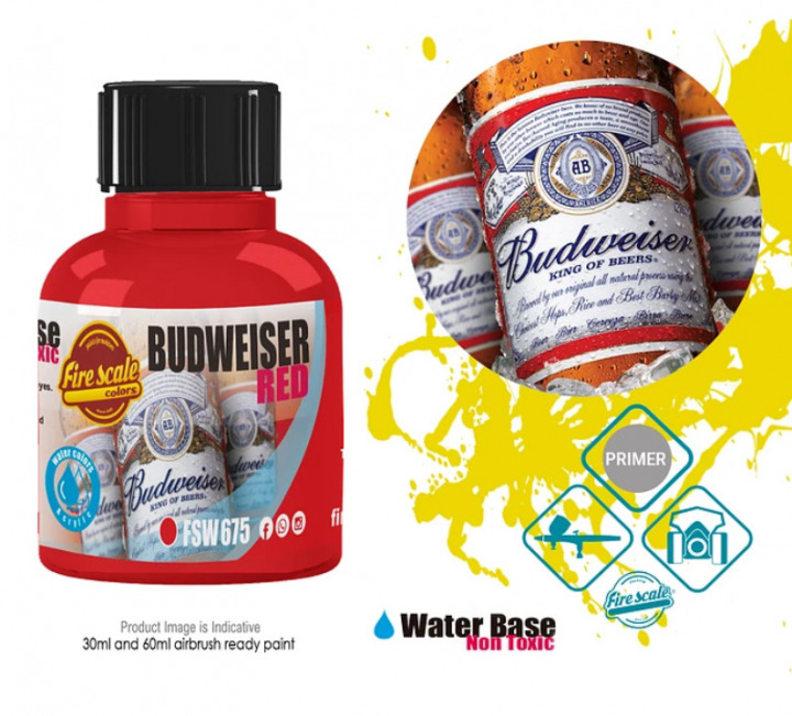Boxart Budweiser Red  Fire Scale Colors