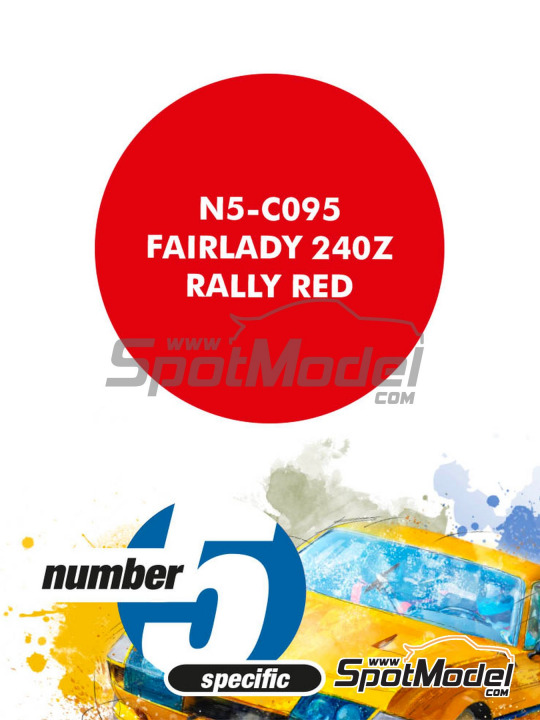 Boxart Fairlady 240Z Rally Red  Number Five