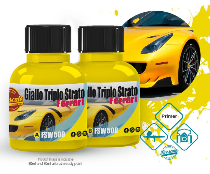 Boxart Giallo Triplo Strato Ferrari  Fire Scale Colors