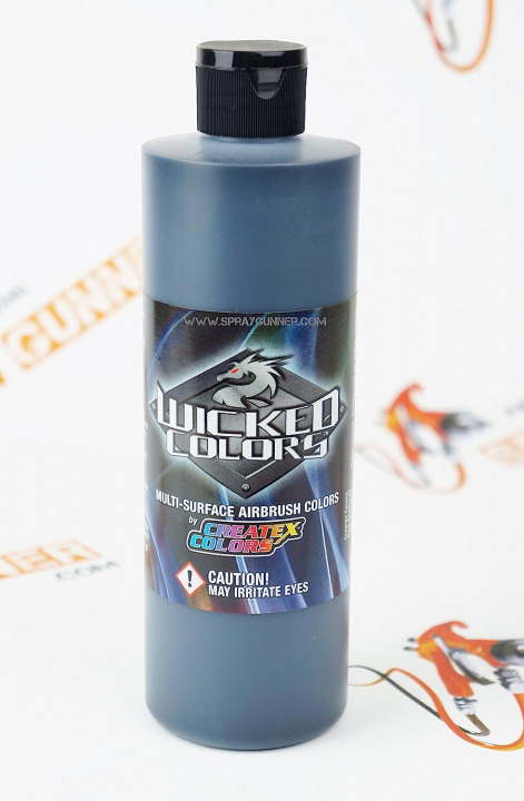 Boxart Createx Wicked Colors W031 Jet Black 16oz.  Createx Wicked