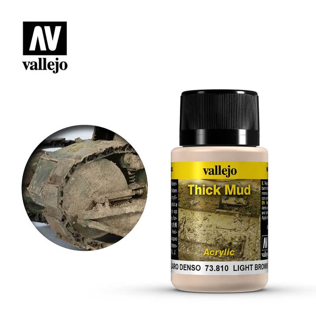 Boxart Light Brown Thick Mud  Vallejo Weathering Effects