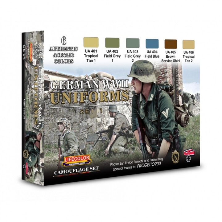 Boxart German WWII Uniforms Set #1  Lifecolor