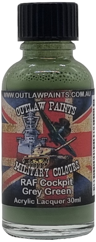 Boxart British Military Colour - RAF Cockpit Grey-Green OP094MIL Outlaw Paints Boxart British Military Colour - RAF Cockpit Grey-Green OP094MIL Outlaw Paints