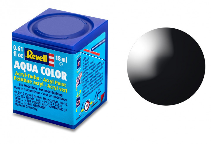 Boxart Black/Schwarz - RAL 9005 36107 Revell Aqua Color