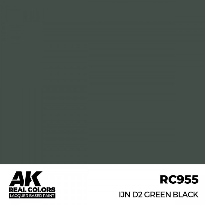 Boxart IJN D2 Green Black AK Real Colors Boxart IJN D2 Green Black AK Real Colors