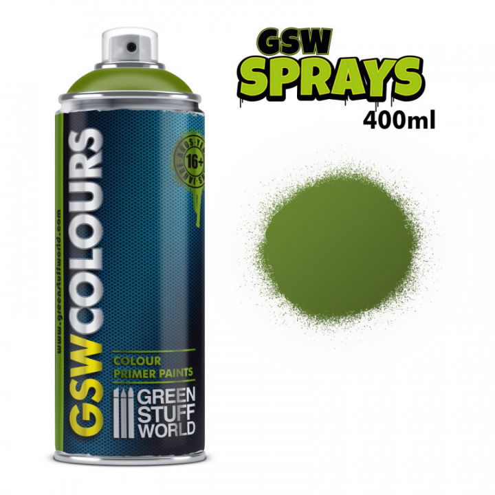 Boxart Spray Primer green  Green Stuff World