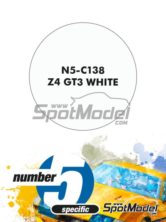 Boxart Z4 GT3 White  Number Five