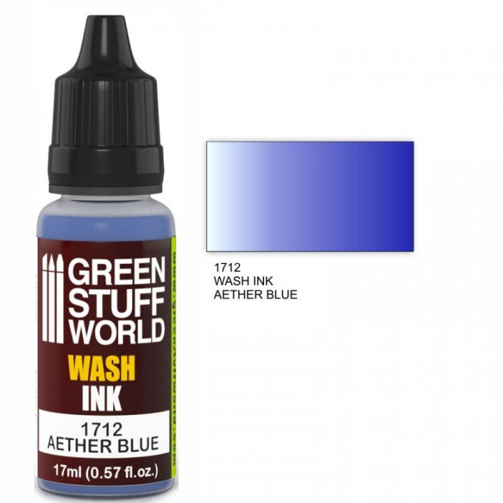 Boxart Wash Ink Aether Blue  Green Stuff World