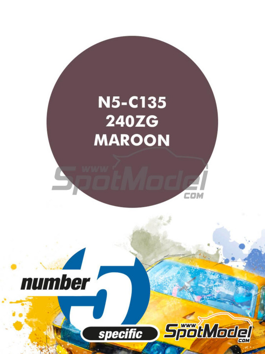 Boxart 240ZG Maroon  Number Five