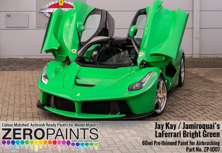 Boxart Jay Kay / Jamiroquai‘s LaFerrari Bright Green  Zero Paints