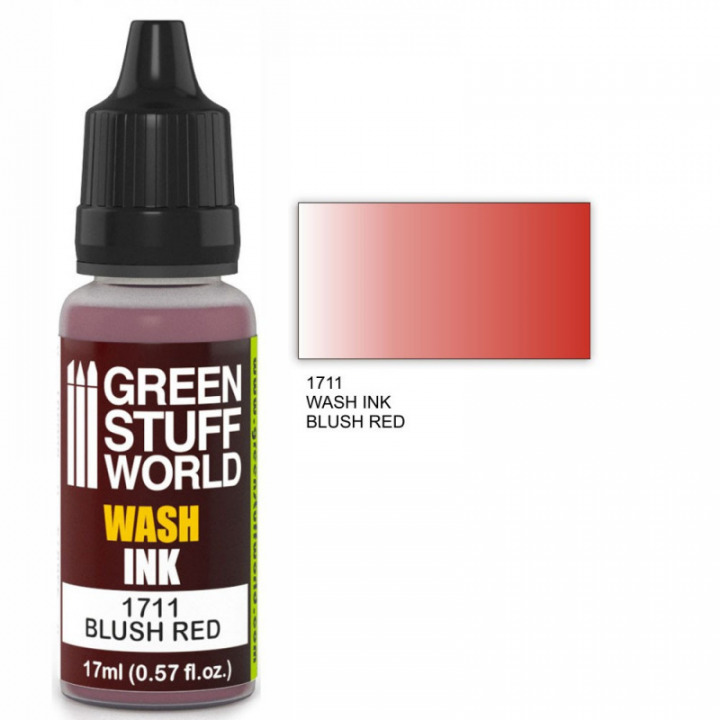 Boxart Wash Ink Blush Red  Green Stuff World