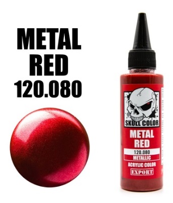 Boxart Metal Red 080 Skull Color Metallic