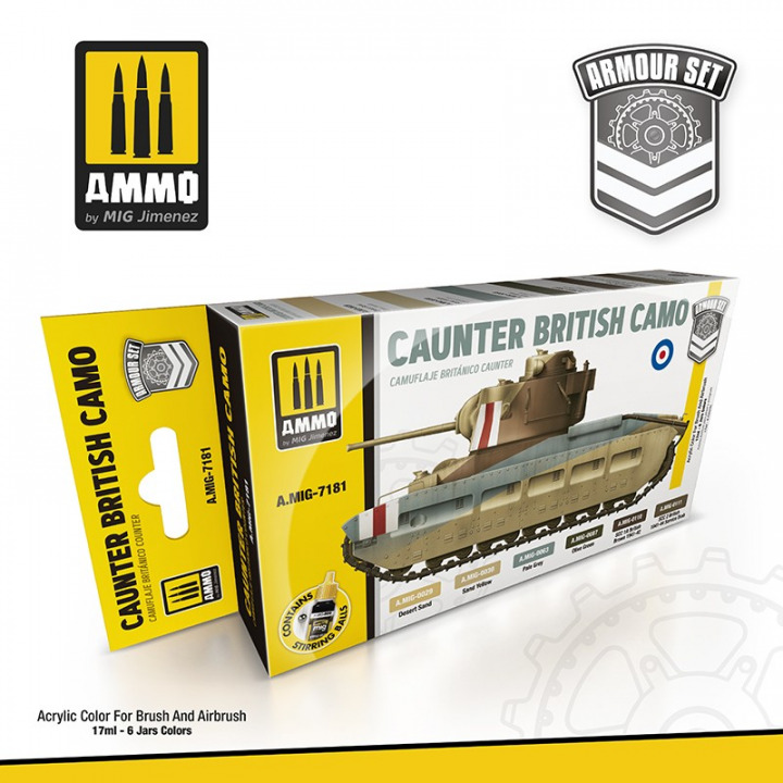 Boxart CAUNTER BRITISH CAMO A.MIG-7181 Ammo by Mig Jimenez