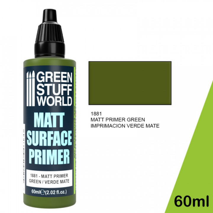 Boxart Matt Surface Primer Green  Green Stuff World