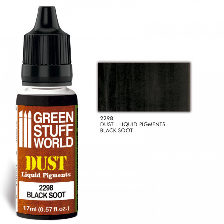 Boxart Liquid Pigments Black Soot  Green Stuff World