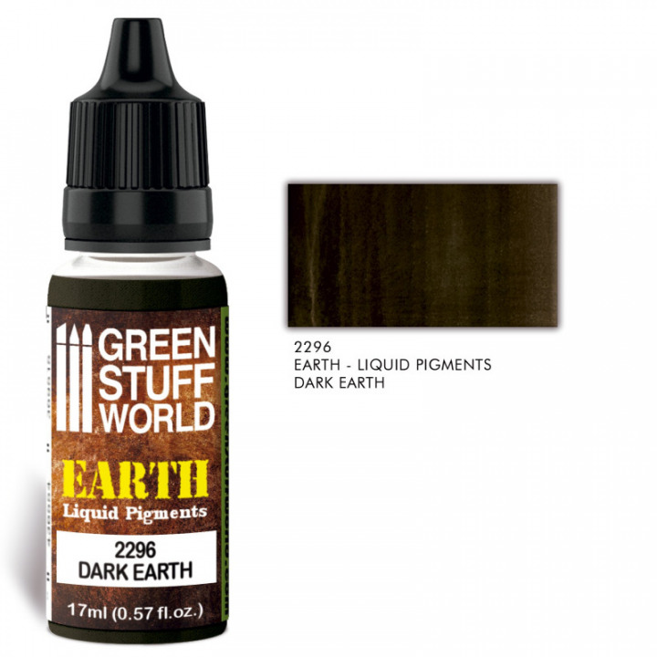 Boxart Liquid Pigments Dark Earth  Green Stuff World