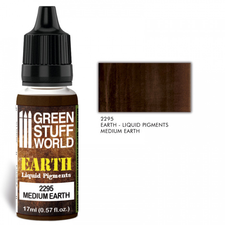 Boxart Liquid Pigments Medium Earth  Green Stuff World