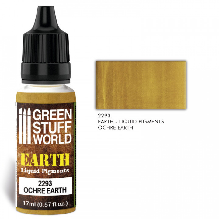 Boxart Liquid Pigments Ochre Earth  Green Stuff World