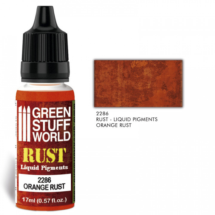Boxart Liquid Pigments Orange Rust  Green Stuff World
