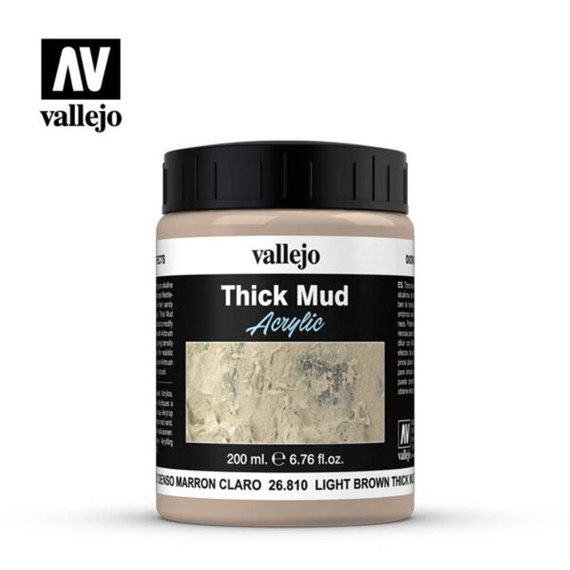 Boxart Acrylic Thick Mud - Light Brown Mud  Vallejo Diorama Effects