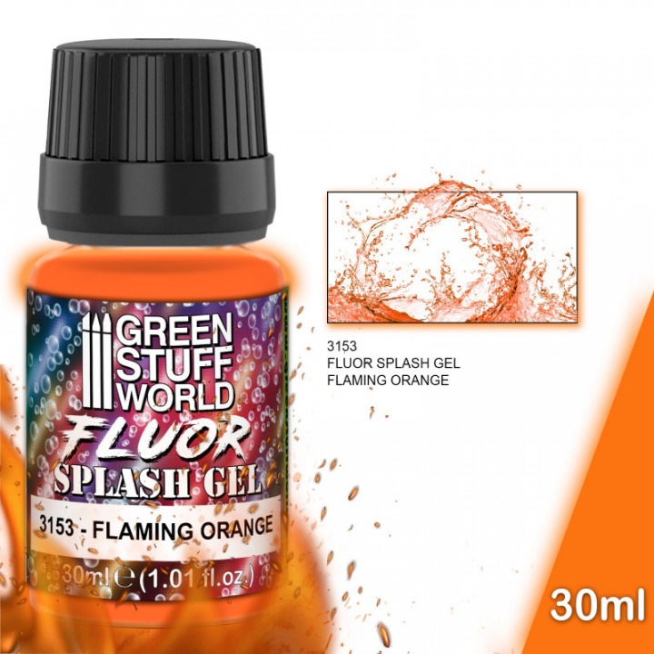Boxart Splash Gel Flaming Orange  Green Stuff World