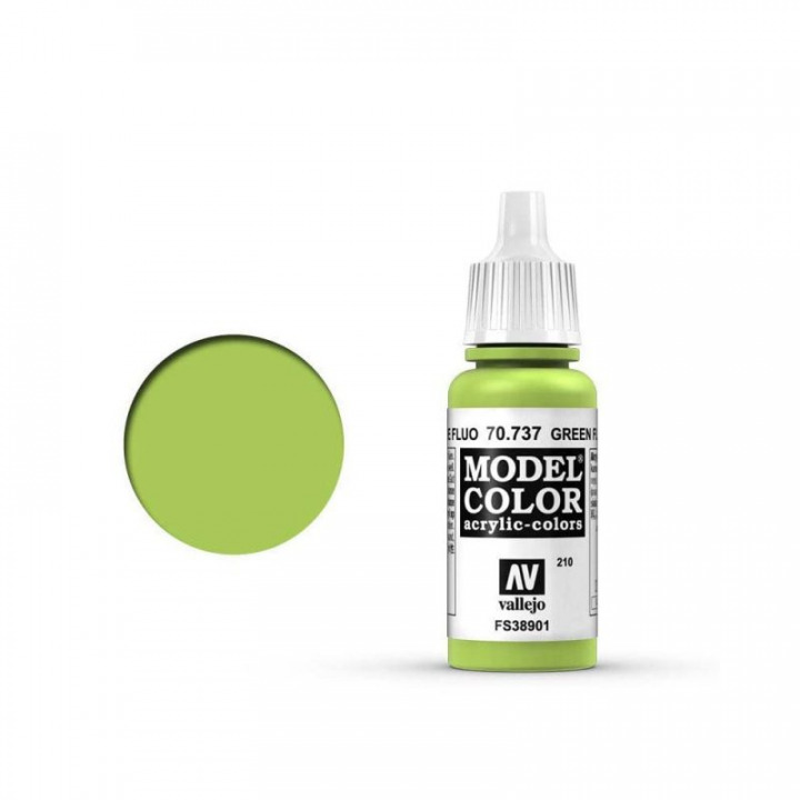 Boxart Green Fluorescent - FS38901 70.737, 737, Pos. 210 Vallejo Model Color