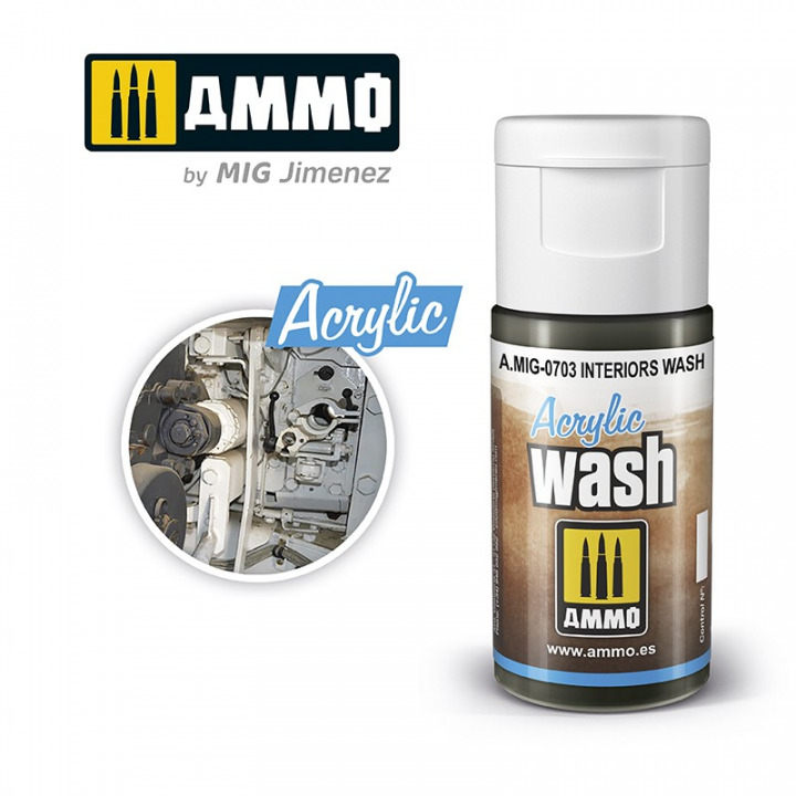 Boxart ACRYLIC WASH Interiors Wash  Ammo by Mig Jimenez