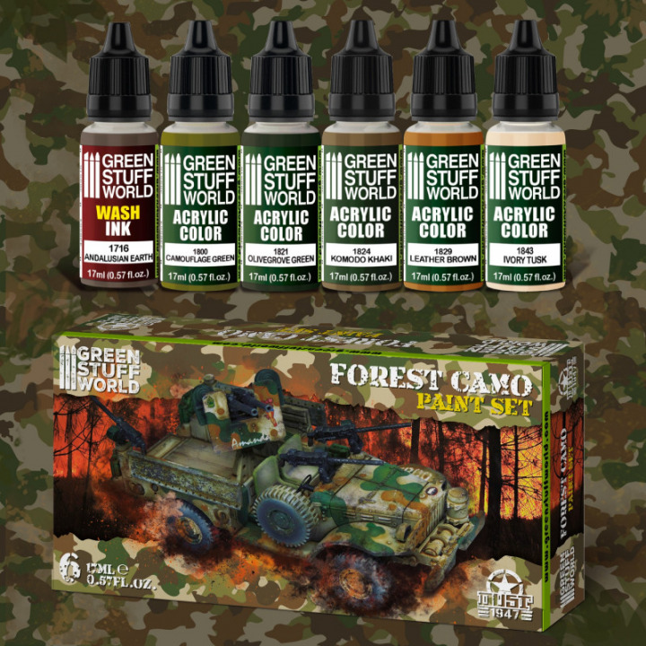 Boxart Forest Camo 8436574507720ES Green Stuff World