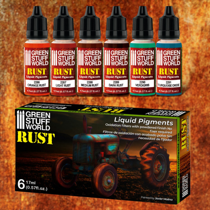 Boxart Liquid Pigments Rust 8436574506259ES Green Stuff World