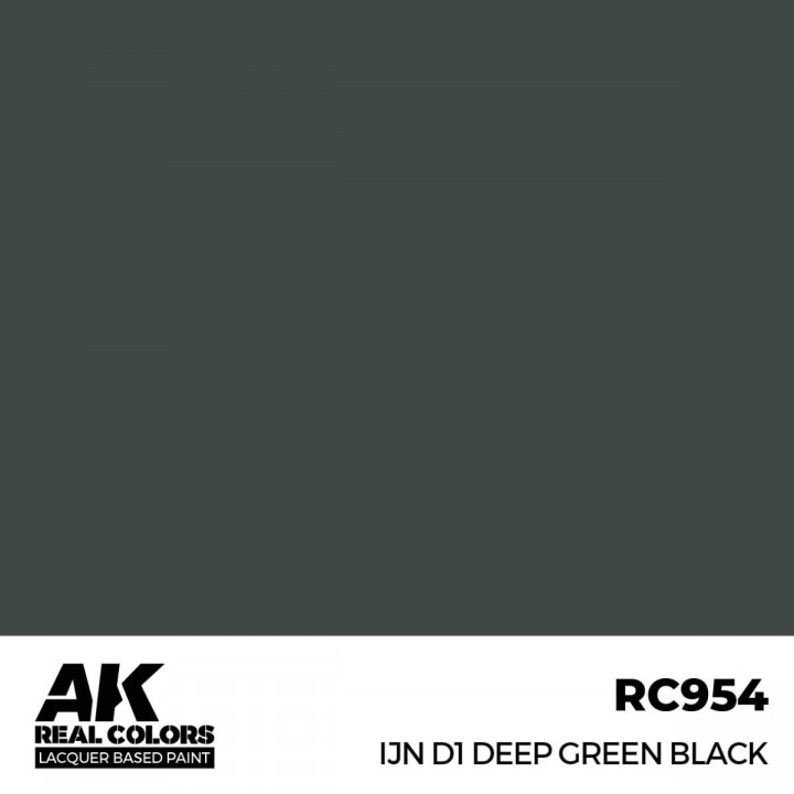Boxart IJN D1 Deep Green Black  AK Real Colors