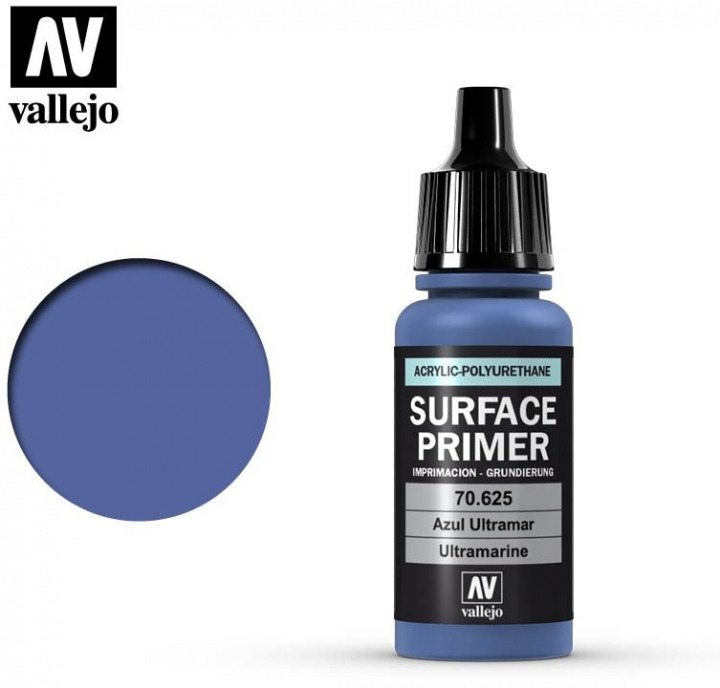 Boxart Ultramarine Vallejo Surface Primer Boxart Ultramarine Vallejo Surface Primer