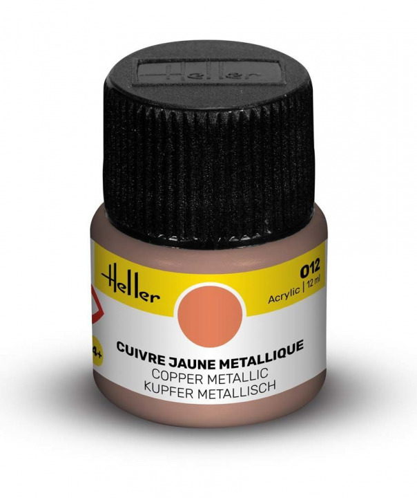 Boxart Cuivre Jaune (Copper) 9012 Heller Acrylic Boxart Cuivre Jaune (Copper) 9012 Heller Acrylic