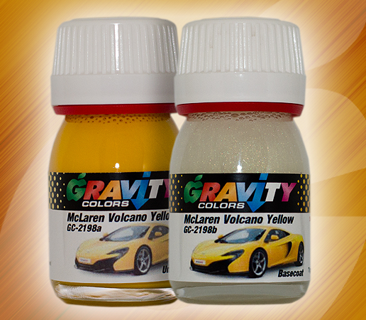 Boxart McLaren Volcano Yellow  Gravity Colors