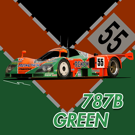 Boxart Mazda 787B Green  Splash Paints