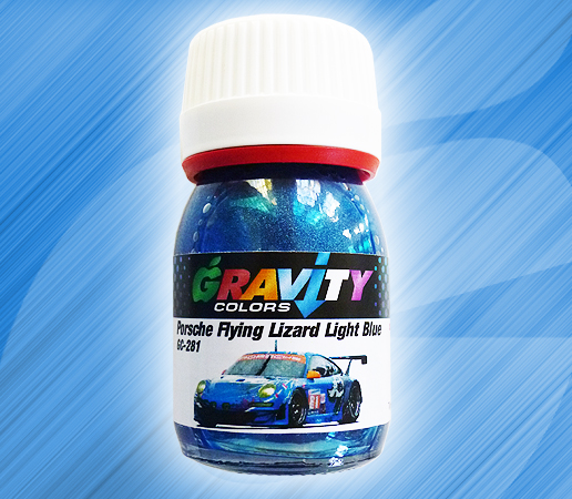 Boxart Porsche Flying Lizard Light Blue  Gravity Colors