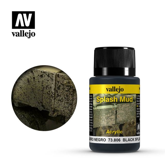 Boxart Black Splash Mud  Vallejo Weathering Effects