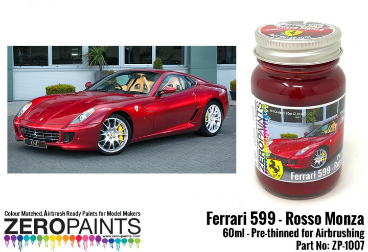 Boxart Ferrari Rosso Monza (Ferrari 599)  Zero Paints