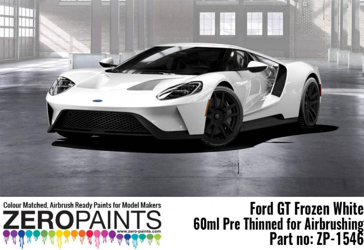 Boxart Ford GT Frozen White  Zero Paints