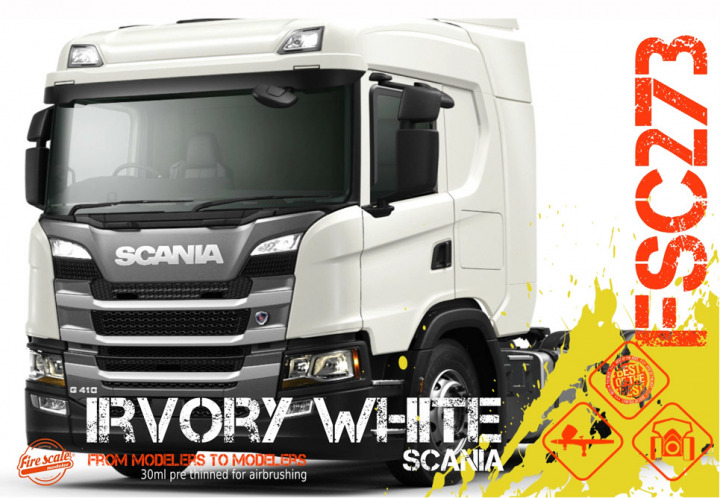 Boxart Ebony Black Scania  Fire Scale Colors