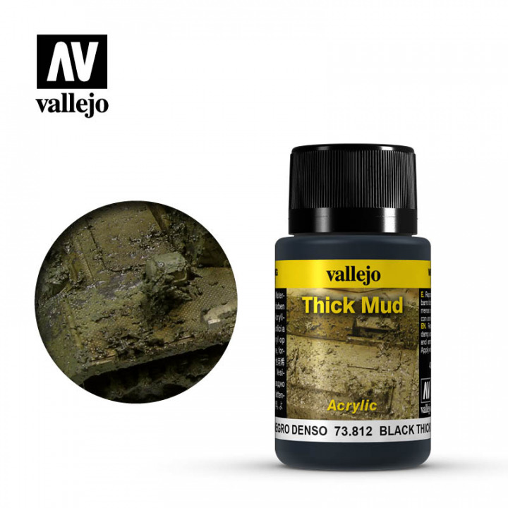Boxart Black Thick Mud  Vallejo Weathering Effects