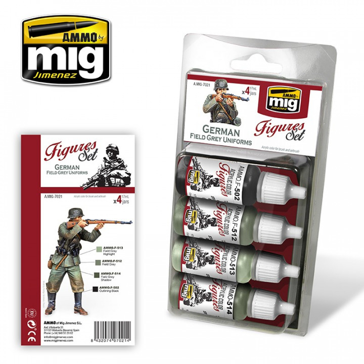 Boxart German Field Grey Uniforms  Ammo by Mig Jimenez