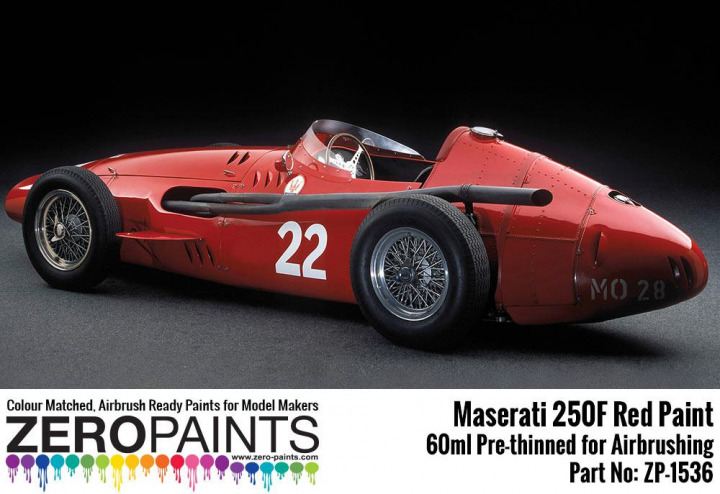 Boxart Maserati 250F Red  Zero Paints