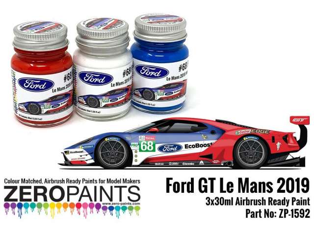 Boxart #68 Ford GT Le Mans 2019 ZP-1592 Zero Paints